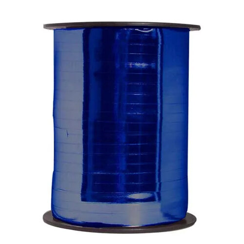 Blauw glanzend Krullint