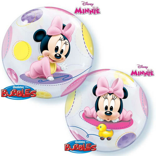 Baby Minnie Mouse Disney - Bubble - 22 inch - Qualatex (1) Baby Minnie Mouse Disney - Bubble - 22 inch - Qualatex (1)