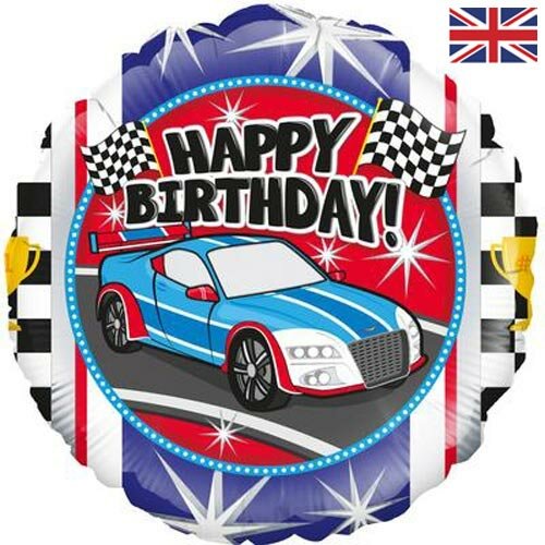 Sports Car Birthday - 18 inch - Oaktree