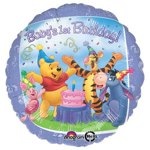 1st birthday! - Winnie the Pooh - 18 inch - Anagram (1)