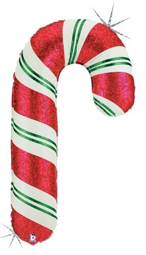 Candy Cane - Rood - 41 inch - Betallic