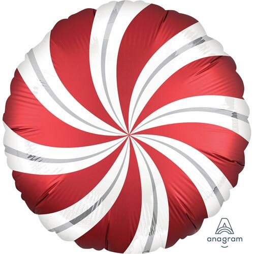 Candy Satin Swirl - 18 inch- rood - Anagram Candy Satin Swirl - 18 inch- rood - Anagram