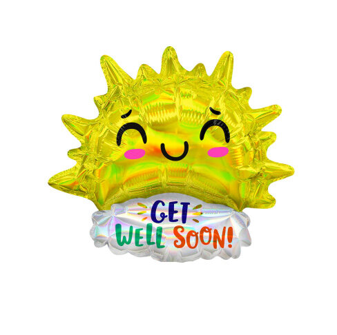 Get Well - Happy Sun - 9 inch - Anagram (1)