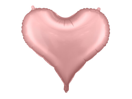 Heart - Light pink - 29 inch - Partydeco (1)