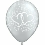 R11 - Entwinted Hearts - Metallic silver - Qualatex (25) R11 - Entwinted Hearts - Metallic silver - Qualatex (25)