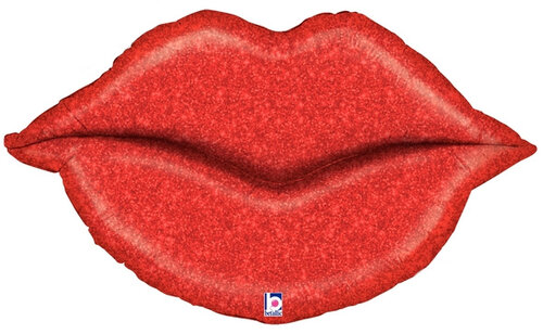 Red Glitter Lips - Betallic