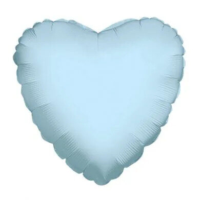 Heart - Licht Blauw - 18 inch - Kaleidoscope (10) Heart - Licht Blauw - 18 inch - Kaleidoscope (10)