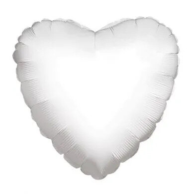 Heart - Wit - 18 inch - Kaleidoscope (10) Heart - Wit - 18 inch - Kaleidoscope (10)