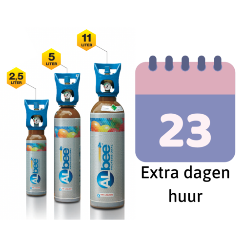 23 dagen extra huren Albee FLY