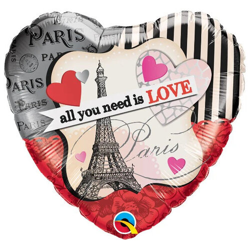 All You Need is Love - Parijs - Qualatex
