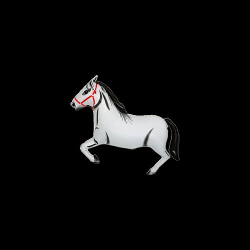 Horse White - 14 inch - Grabo (1)