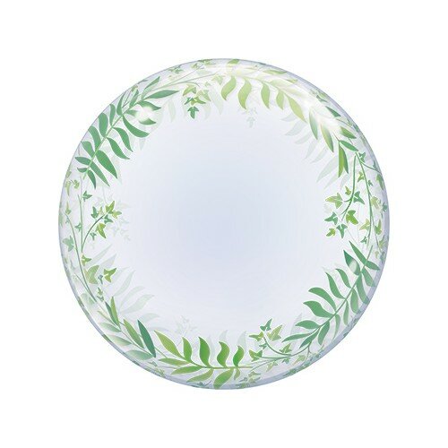 Elegant greenery - Deco Bubble - 24 inch - Qualatex (1)