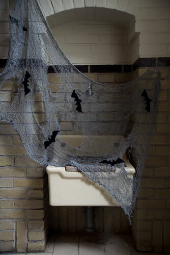 Halloween Net met vleermuizen - Folat (1)