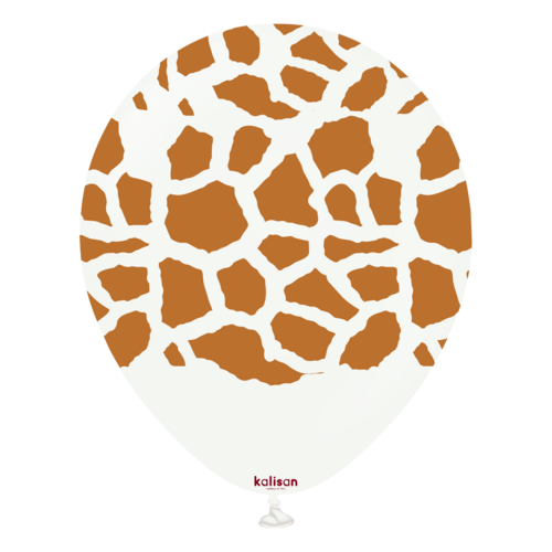 R12 - Safari Giraffe - White - Print caramel - Kalisan (25)