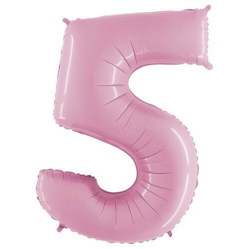 Number 5 - Pastel Pink - 26 inch - Grabo (1)