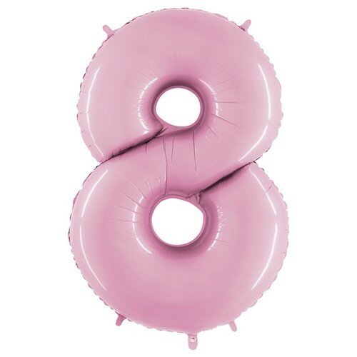 Number 8 - Pastel Pink - 26 inch - Grabo (1)