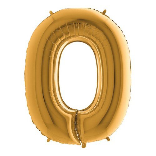 Letter O - goud - 26 inch - Grabo (1)