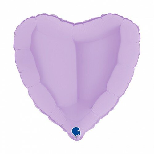 Heart - Pastel Matte Lilac - 18 inch - Grabo (1) Heart - Pastel Matte Lilac - 18 inch - Grabo (1)