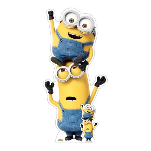 Cut out Minions: Kevin & Bob 147 CM + 1 mini Cut out Minions: Kevin & Bob 147 CM + 1 mini