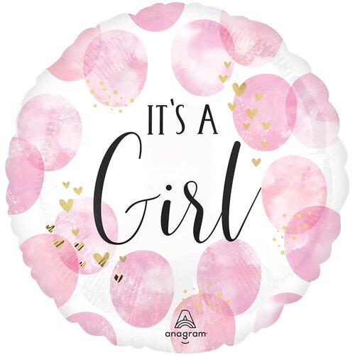 Watercolor Pink - Baby Girl - 18 inch - S40 Anagram (1) Watercolor Pink - Baby Girl - 18 inch - S40 Anagram (1)