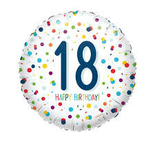 Confetti Birthday - Happy birthday 18 jaar - 18 inch - S40 Anagram (1) Confetti Birthday - Happy birthday 18 jaar - 18 inch - S40 Anagram (1)