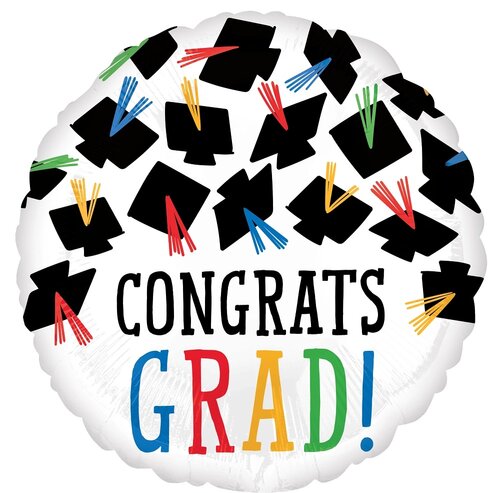 Hats off congrats Grad - Geslaagd - 18 inch - S40 Anagram (1) Hats off congrats Grad - Geslaagd - 18 inch - S40 Anagram (1)