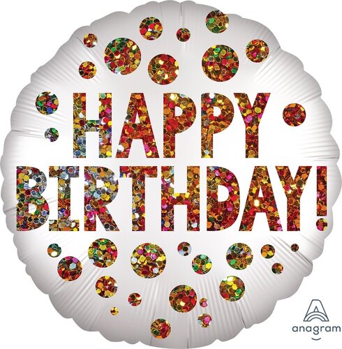 Satin Birthday Sequins - Happy birthday - 18 inch - S40 Anagram (1) Satin Birthday Sequins - Happy birthday - 18 inch - S40 Anagram (1)