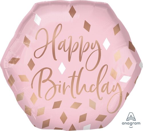 Blush Birthday - Happy birthday - 22 inch - P30 Anagram (1) Blush Birthday - Happy birthday - 22 inch - P30 Anagram (1)
