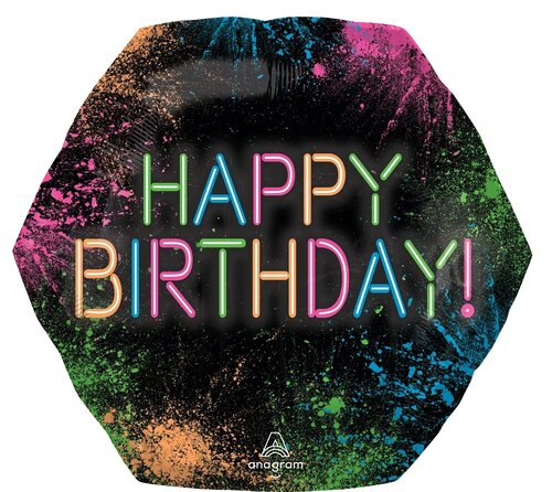 Lets Glow Crazy - Happy birthday - 22 inch - P32 Anagram (1) Lets Glow Crazy - Happy birthday - 22 inch - P32 Anagram (1)