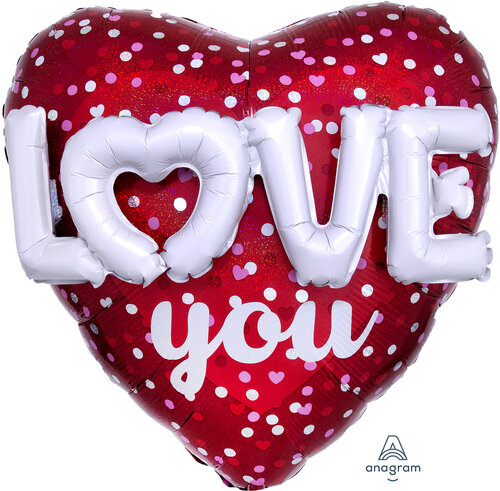 Multi balloon - Love hearts Dots - 36 inch - P75 Anagram (1) Multi balloon - Love hearts Dots - 36 inch - P75 Anagram (1)