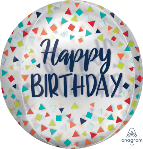 Orbz - Reason to celabrate - Happy Birthday - Clear Film - 16 inch - G20 Anagram (1) Orbz - Reason to celabrate - Happy Birthday - Clear Film - 16 inch - G20 Anagram (1)