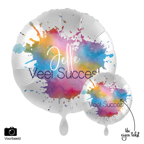 Veel succes personaliseer het! - 18 inch - everloon (1) Veel succes personaliseer het! - 18 inch - everloon (1)