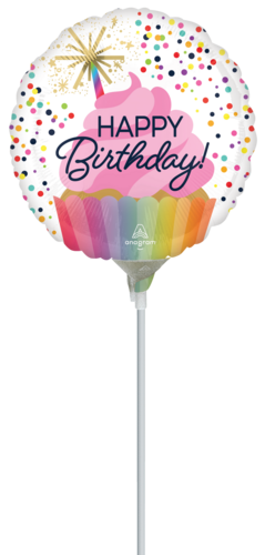 Confetti sprinkle Birthday - Happy birthday - 9 inch - A15 Anagram (1)