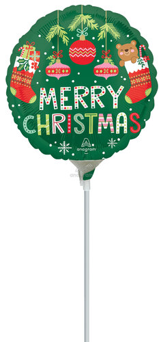 Beary Christmas - Mini Air-Filled - Christmas - 9 inch - A15 - Anagram(1)