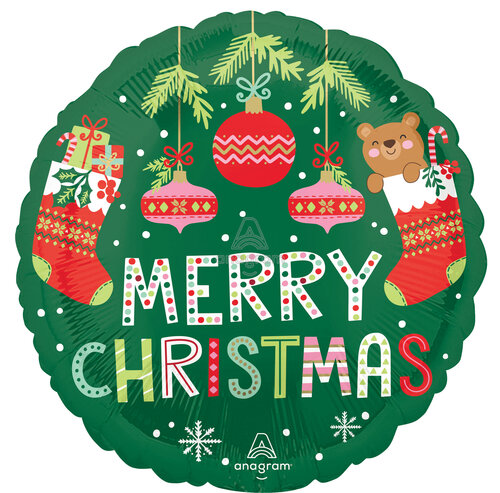 Beary Christmas - Standard Circle - Christmas - 18 inch - S40 - Anagram (1) Beary Christmas - Standard Circle - Christmas - 18 inch - S40 - Anagram (1)