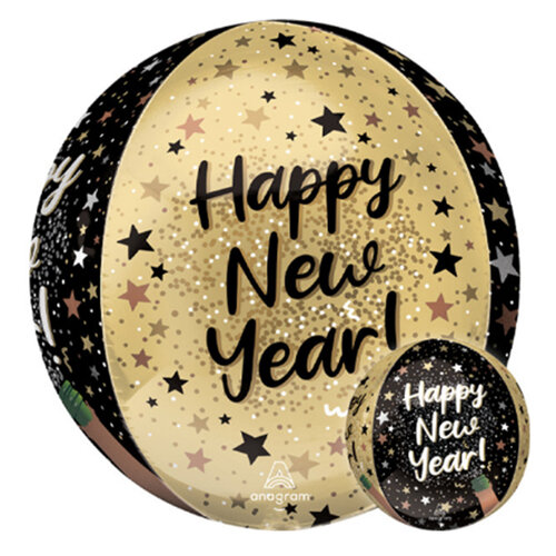 Natural Sparkle New Year - Orbz XL - New Year - 16 inch - G20 - Anagram Balloons (1) Natural Sparkle New Year - Orbz XL - New Year - 16 inch - G20 - Anagram Balloons (1)