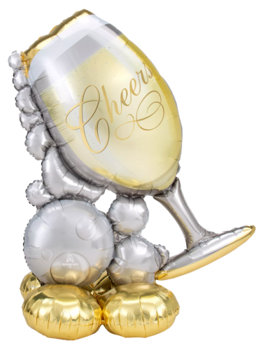 Bubbly Wine Glass - Airloonz - Everyday - 51 inch - P71 - Anagram (1) Bubbly Wine Glass - Airloonz - Everyday - 51 inch - P71 - Anagram (1)