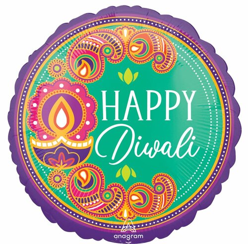 Rangoli dreams - Standard HX - happy Diwali - 18 inch - S40 - Anagram Balloons (1) Rangoli dreams - Standard HX - happy Diwali - 18 inch - S40 - Anagram Balloons (1)
